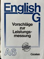 English G Vorschläge zur Leistungsmessung A6 Thüringen - Heilbad Heiligenstadt Vorschau