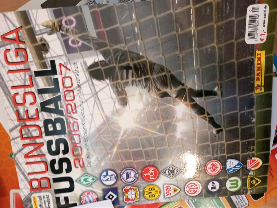 Fussball Sticker Album, Pokale , Figuren, WM in Flensburg