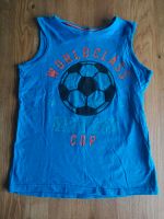 Muskelshirt Tanktop Gr. 134/140 blau Fußball Bayern - Geroldshausen Vorschau