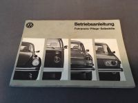 VW Betriebsanleitung Teil 2 , von 1972,Pflege usw. Bochum - Bochum-Südwest Vorschau