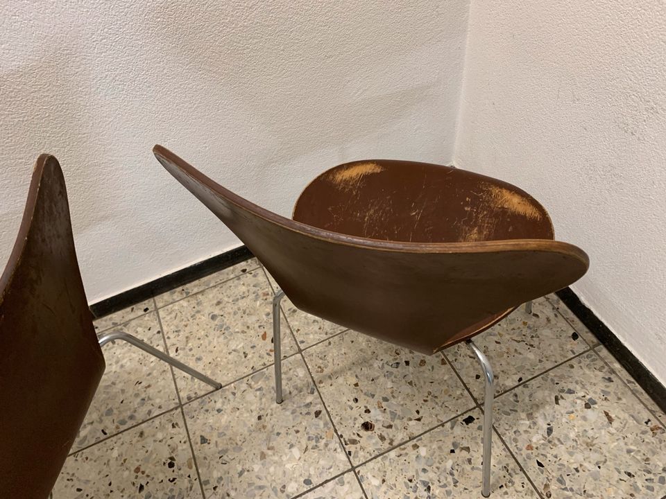 2 Arne Jacobsen 3107, Serie 7 Butterfly Chair Fritz Hansen Stuhl in Tübingen