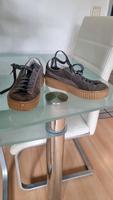 Puma sneaker grau-beige full Leder mit Gold Details Essen - Huttrop Vorschau