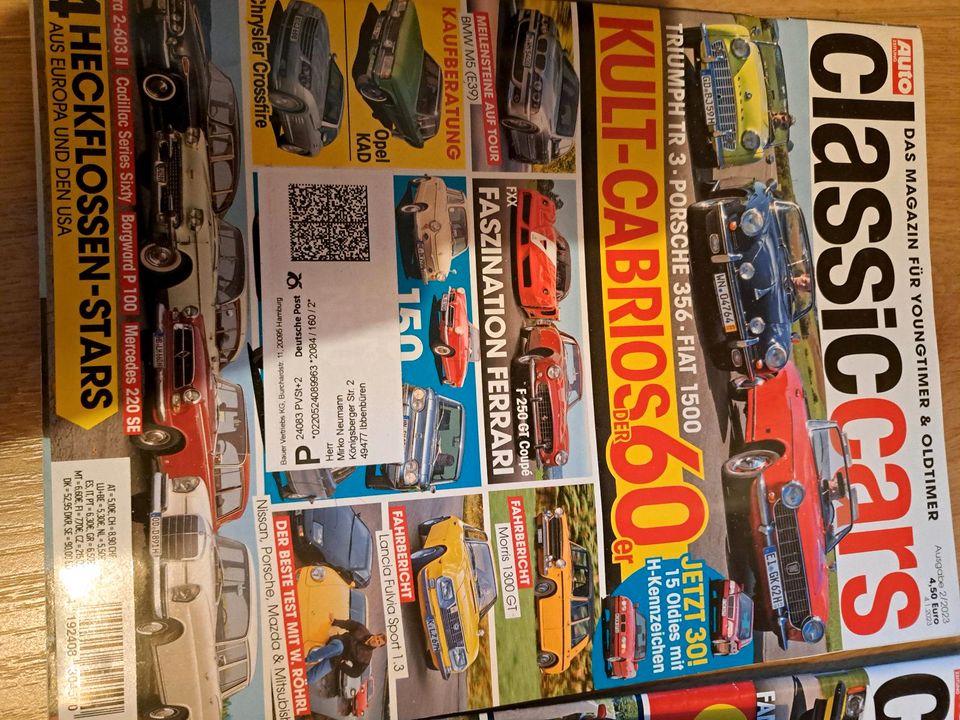 14 Zeitschriften classic cars in Ibbenbüren