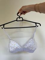 Bralette weiß mit Blümchen Altona - Hamburg Rissen Vorschau