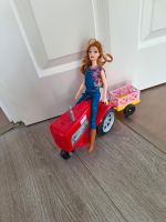 Barbie mit Trecker und Anhänger Nordfriesland - Husum Vorschau
