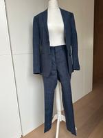 H&M 100% Leinenanzug Herren Gr 46, dunkelblau Bayern - Neutraubling Vorschau