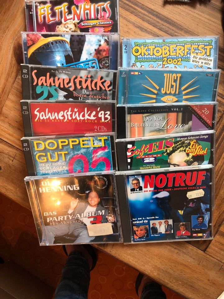 11 verschiedene CDs Schlager/Softrock in Eschenburg