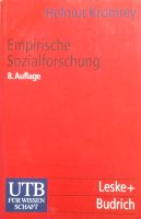 Helmut Kromrey: Empirische Sozialforschung. UTB.  8. Auflage. Rheinland-Pfalz - Sinzig Vorschau