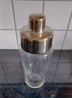 Vintage Cocktail Shaker Glas Messing versilbert 50er Feinschliff Hannover - Vahrenwald-List Vorschau