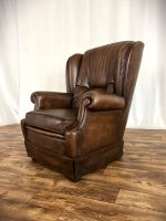 Chesterfield Ledersessel Vintage Ohrensessel Wingback Sessel Nordrhein-Westfalen - Hüllhorst Vorschau