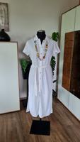 Esprit cleanes Maxi Sommer Hemd Blusen Kleid 38 40 M/L weiß NEUw. Bayern - Burgau Vorschau