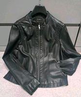 Neuwertige Leder-Imitatjacke im Biker-Look Gr.M. Elegant gehalten Brandenburg - Frankfurt (Oder) Vorschau