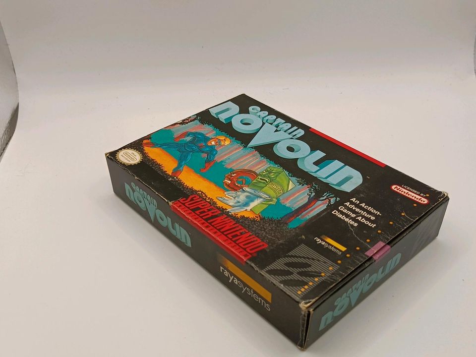 Nintendo SNES Captain Novolin NTSC CIB in Kirchlinteln