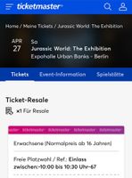 Jurassic World: The Exhibition Berlin - Neukölln Vorschau