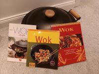 Asiatische gusseisene Wok Pfanne  inkl. 3 Kochbücher Nordrhein-Westfalen - Essen-Haarzopf Vorschau
