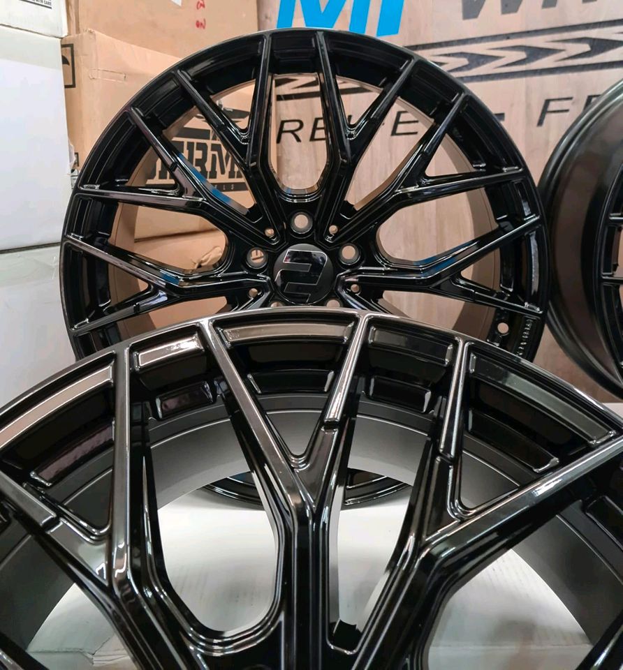 19 Zoll Alufelgen 8,5x19 ET 48 40  5x112 Wheelworld WH37 Felgen für VW Golf 5 6 7 8 GTI GTD TDI Jetta Eos Passat T-Roc Touran Mercedes CLA GLA GLB A-Klasse B C E Klasse Audi A3 A4 A5 A6 A7 TT Q3 Q4 S3 in Lengede