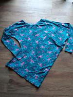Handmade langarm Jersey Shirt asymmetrisch Blumen Jeans Gr 38 Hessen - Feldatal Vorschau