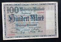 100  Mark Bayern Bayrische Notenbank 1.1.1922 Nürnberg (Mittelfr) - Nordstadt Vorschau