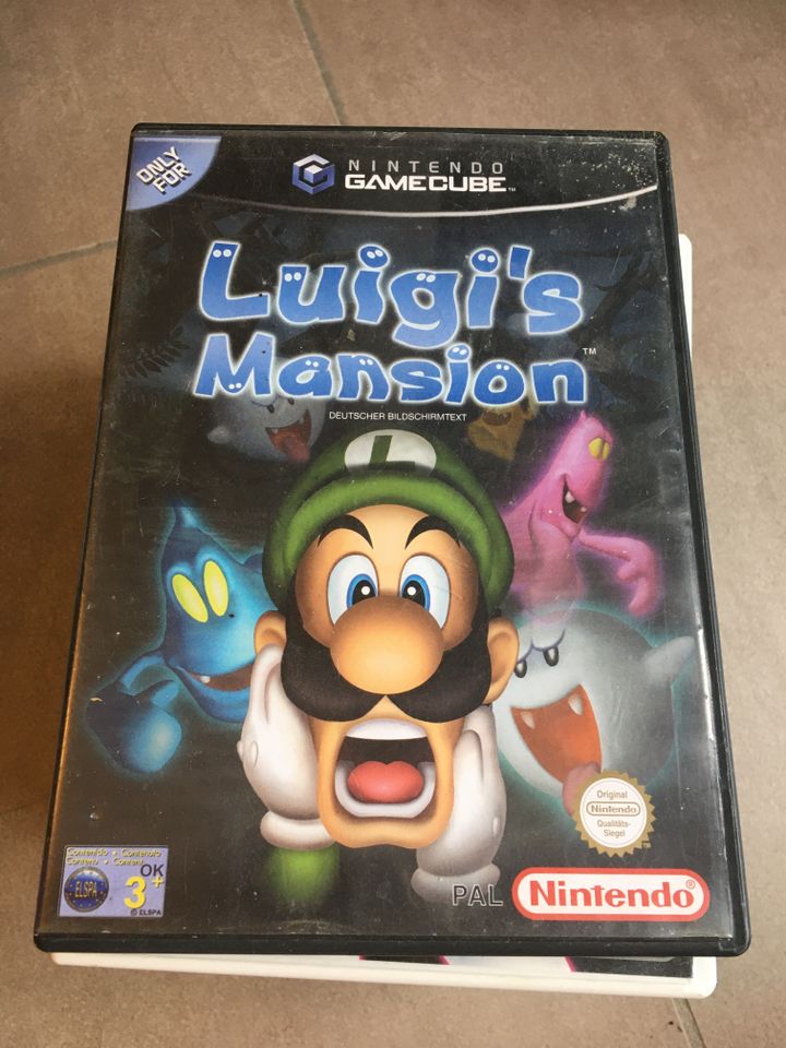 Nintendo Gamecube Spiel Luigi's Mansion in Unnau