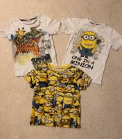 Jungen T Shirts 3 Stück Gr 110 116 Minions Baden-Württemberg - Plankstadt Vorschau