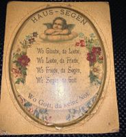 Antiker Haussegen Spruchschild - Vintage - Wo Gott, da keine Not Baden-Württemberg - Vogt Vorschau