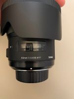 Sigma 50mm 1:1.4 DG o77 für Nikon zu verkaufen München - Au-Haidhausen Vorschau
