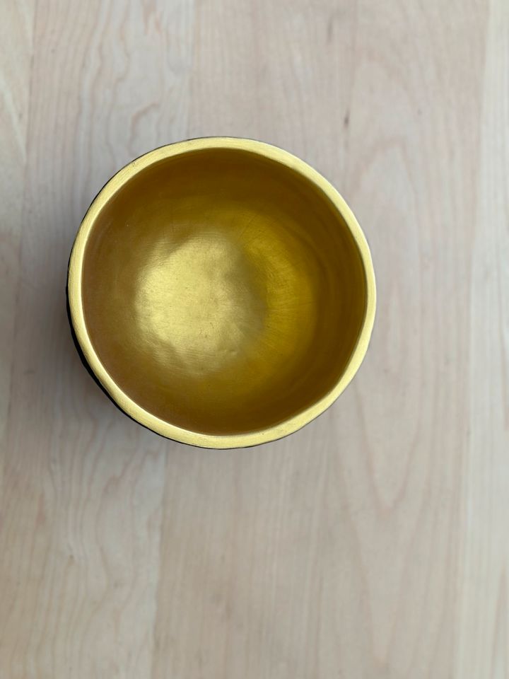 Lambert Porzellan Schale Gold Anthrazit sehr gut ca. 25 cm in Kitzingen