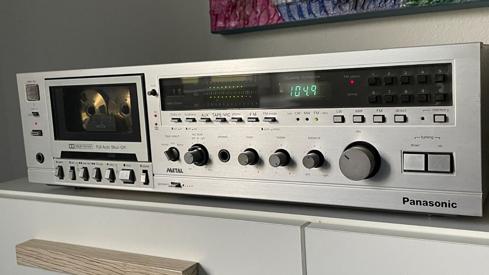 Panasonic SG-65 Stereo Receiver mit Kassettendeck in Passau