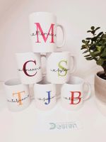 Bedruckte Tasse mit Namen Herz *Perfektes Geschenk* Hessen - Niedernhausen Vorschau