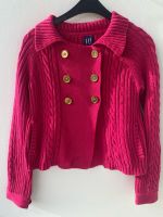 Tolle ❤️ GAP Strickjacke Pullover Pulli in Beere / Pink ca Gr 140 Nordrhein-Westfalen - Monheim am Rhein Vorschau