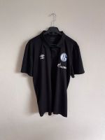 FC Schalke 04 umbro Polo tshirt schwarz weiß Druck gr.L-XL Nordrhein-Westfalen - Herne Vorschau