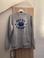Pick Six Football Hoodie grau blau, Größe S (NFL) Dresden - Leuben Vorschau