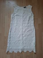 weißes schickes Spitzenkleid Strickspitze Boho? 44 Yessica Hessen - Willingshausen Vorschau
