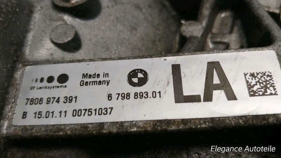 BMW E87 Lci elektrische Lenkgetriebe Servolenkung 7806501327 in Hamburg