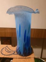 Blaue Blumen Tulpen Kragenvase Vase Kunstglas Handarbeit Berlin - Tempelhof Vorschau