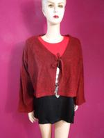 Strickjacke  NEU rot / schwarz von  Come For   Gr.  52 Hessen - Reinheim Vorschau