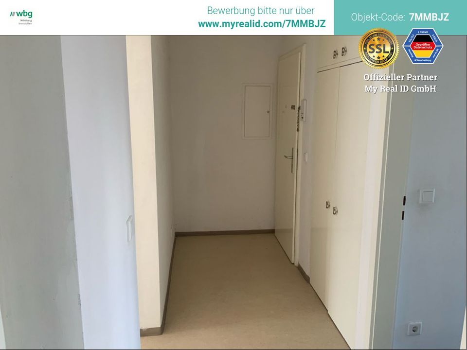 Ideale Anbindung zum ÖPNV Wohnung mit Balkon in ruhiger Parkwohnanlage- in Nürnberg (Mittelfr)