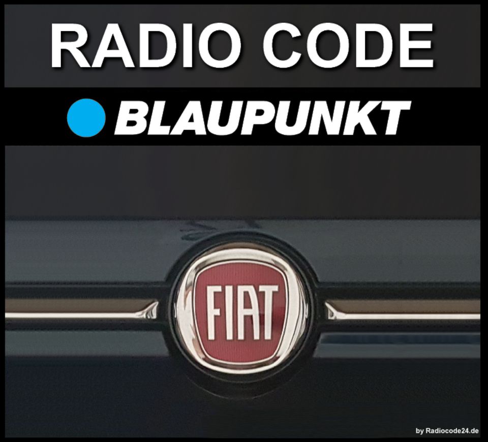 Radio Code für Fiat Bosch Blaupunkt Continental Harman Visteon in Hamburg