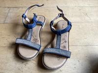Sandalen Damen Gr. 36 Schuhe blau Bayern - Kirchseeon Vorschau
