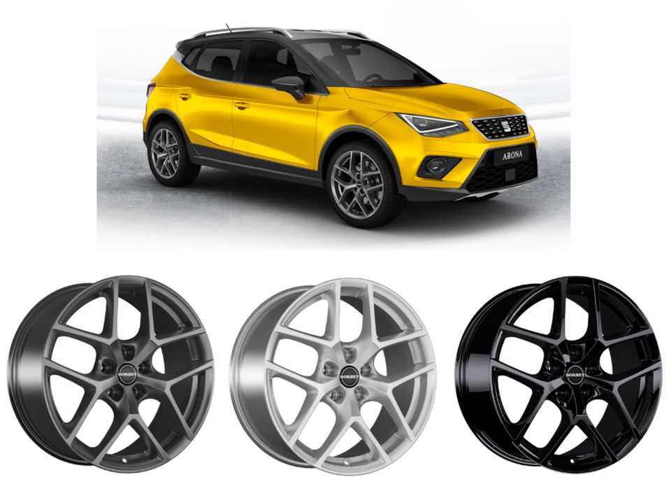 Seat Arona KJ Winterräder Winterreifen 17 Zoll 5x100 Borbet Y NEU in Hattingen