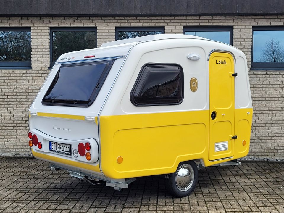 750kg Retro Wohnwagen (Lolek), Camper zu vermieten in Beckum