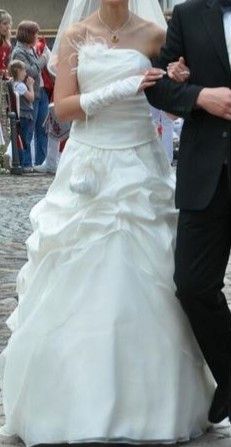 Hochzeitskleid Brautkleid Gr. 36/38 creme in Freiberg