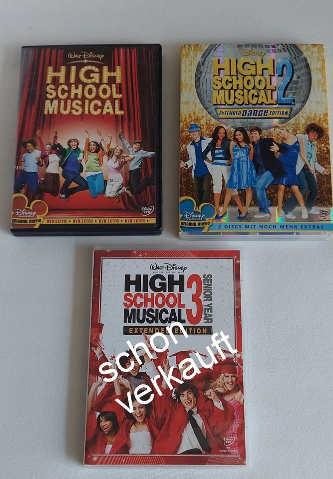 WALT DISNEY ✮ DVD ✮ High School Musical 1 + 2 ✮ Zac Efron + Vanes in Quickborn