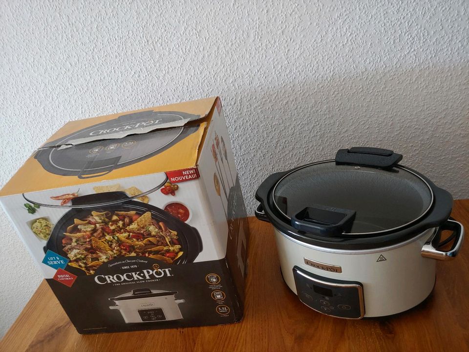 CrockPot Digital Schongarer Slow Cooker mit Scharnierdeckel 3,5 L in Castrop-Rauxel