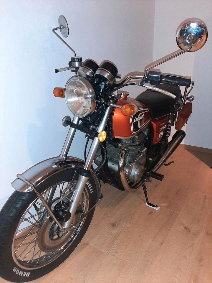 Honda CB250 '76 18800km ggf. Tausch gg Vespa VBB V50L GL T5 SPRIN in Regensburg