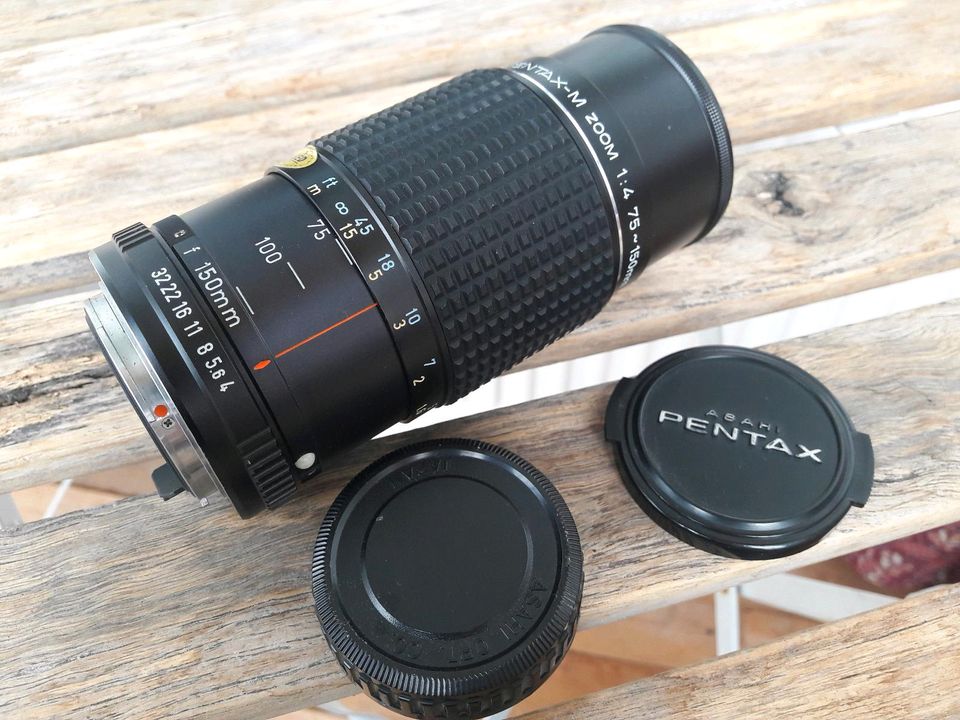 Pentax M 75-150mm Zoomobjektiv (adaptierbar an Sony, Fuji, Nikon) in Berlin