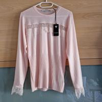 GUESS dünner Pullover rosa Gr.M neu mit Etikett Hessen - Taunusstein Vorschau