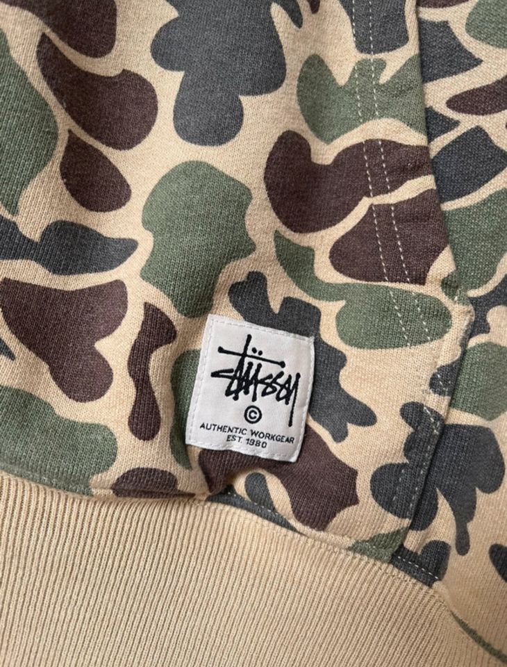 Stüssy Zipper, Zipper Hoodie, Camouflage in Köln