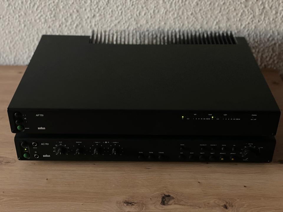 Braun AP701/AC701 Vor- Endstufe Verstärker High-End revidiert in Hannover