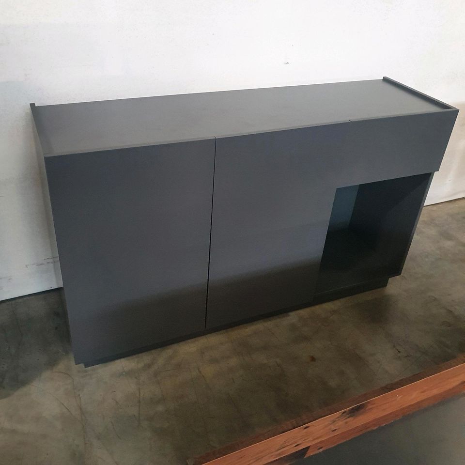 Sideboard grau - graphit  , 2x Türen 1x Schublade in Bielefeld